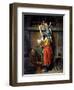 Boethius (480-524) Bidding Farewell to His Family-Jean Victor Schnetz-Framed Giclee Print