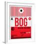 BOG Bogota Luggage Tag I-NaxArt-Framed Art Print