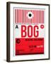 BOG Bogota Luggage Tag I-NaxArt-Framed Art Print