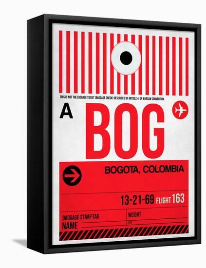 BOG Bogota Luggage Tag I-NaxArt-Framed Stretched Canvas