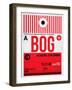 BOG Bogota Luggage Tag I-NaxArt-Framed Art Print