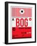 BOG Bogota Luggage Tag I-NaxArt-Framed Art Print