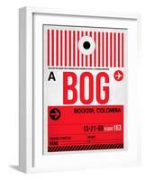 BOG Bogota Luggage Tag I-NaxArt-Framed Art Print