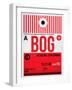 BOG Bogota Luggage Tag I-NaxArt-Framed Art Print