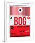 BOG Bogota Luggage Tag I-NaxArt-Framed Art Print