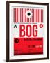 BOG Bogota Luggage Tag I-NaxArt-Framed Art Print