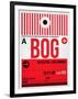 BOG Bogota Luggage Tag I-NaxArt-Framed Art Print