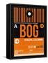 BOG Bogota Luggage Tag II-NaxArt-Framed Stretched Canvas