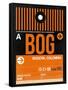 BOG Bogota Luggage Tag II-NaxArt-Framed Stretched Canvas