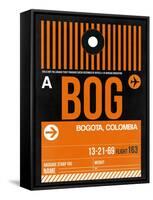 BOG Bogota Luggage Tag II-NaxArt-Framed Stretched Canvas