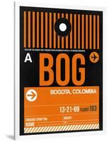 BOG Bogota Luggage Tag II-NaxArt-Framed Art Print