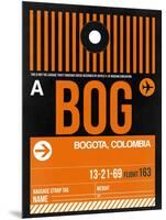 BOG Bogota Luggage Tag II-NaxArt-Mounted Art Print