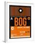 BOG Bogota Luggage Tag II-NaxArt-Framed Art Print