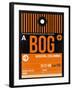 BOG Bogota Luggage Tag II-NaxArt-Framed Art Print