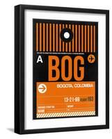 BOG Bogota Luggage Tag II-NaxArt-Framed Art Print