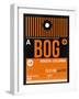 BOG Bogota Luggage Tag II-NaxArt-Framed Art Print