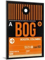 BOG Bogota Luggage Tag II-NaxArt-Mounted Art Print