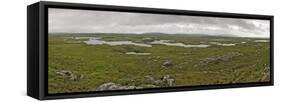 Bog Land, Connemara, Connacht, Ireland-Gary Cook-Framed Stretched Canvas