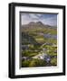 Bog Wetlands with Suilven Mountain at Dawn, Assynt Mountains, Highland, Scotland, UK, June-Joe Cornish-Framed Photographic Print