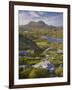 Bog Wetlands with Suilven Mountain at Dawn, Assynt Mountains, Highland, Scotland, UK, June-Joe Cornish-Framed Photographic Print