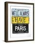 Bogart Always Have Paris-Gregory Constantine-Framed Giclee Print