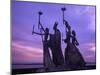 Bogativa Statue, San Juan, Puerto Rico-Greg Johnston-Mounted Premium Photographic Print