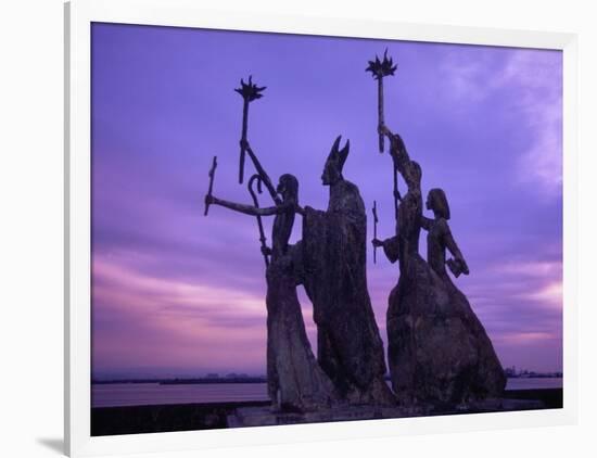 Bogativa Statue, San Juan, Puerto Rico-Greg Johnston-Framed Photographic Print