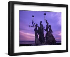 Bogativa Statue, San Juan, Puerto Rico-Greg Johnston-Framed Photographic Print