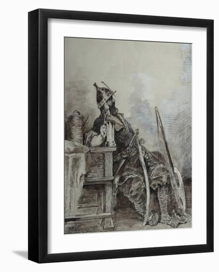 Bogatyr, 1893-Andrei Petrovich Ryabushkin-Framed Giclee Print