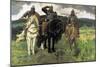 Bogatyrs, 1898-Viktor Mikhaylovich Vasnetsov-Mounted Giclee Print