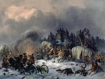 The Exploit of the Mounted Regiment in the Battle of Austerlitz, 1884-Bogdan Willewalde-Stretched Canvas