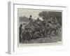 Bogged, an Incident in the New Forest Manoeuvres-John Charlton-Framed Giclee Print