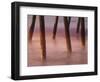 Bogie Inlet Fishing Pier in Emerald Isle, North Carolina at Sunrise-Melissa Southern-Framed Photographic Print