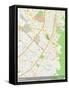Bogota, Colombia Map-null-Framed Stretched Canvas