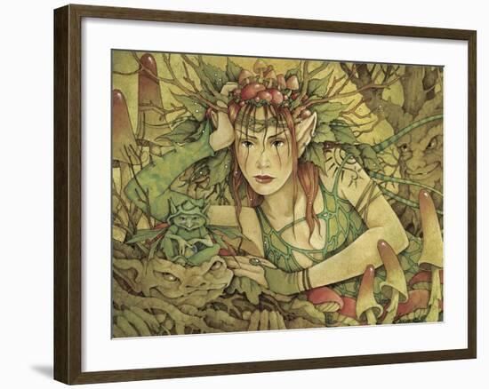 Bogwood-Linda Ravenscroft-Framed Giclee Print