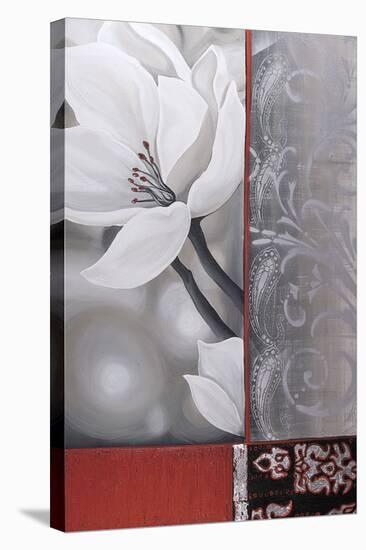 Bohemia Flora White-Jasmin Zara Copley-Stretched Canvas