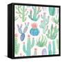 Bohemian Cactus Step 01A-Mary Urban-Framed Stretched Canvas