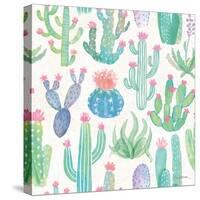 Bohemian Cactus Step 01A-Mary Urban-Stretched Canvas