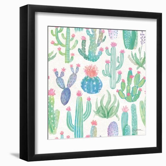 Bohemian Cactus Step 01A-Mary Urban-Framed Art Print