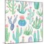 Bohemian Cactus Step 01A-Mary Urban-Mounted Art Print