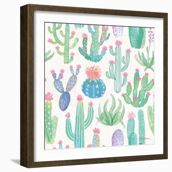 Bohemian Cactus Step 01A-Mary Urban-Framed Art Print