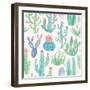 Bohemian Cactus Step 01A-Mary Urban-Framed Art Print