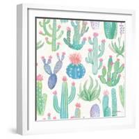 Bohemian Cactus Step 01A-Mary Urban-Framed Art Print