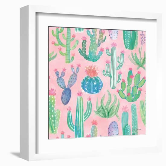 Bohemian Cactus Step 01B-Mary Urban-Framed Art Print