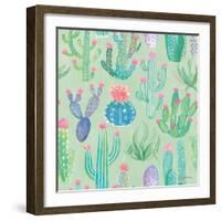 Bohemian Cactus Step 01C-Mary Urban-Framed Art Print