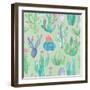 Bohemian Cactus Step 01C-Mary Urban-Framed Art Print