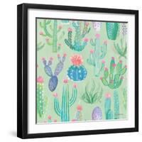 Bohemian Cactus Step 01C-Mary Urban-Framed Art Print