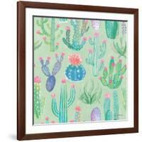 Bohemian Cactus Step 01C-Mary Urban-Framed Art Print