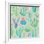 Bohemian Cactus Step 01C-Mary Urban-Framed Art Print