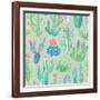 Bohemian Cactus Step 01C-Mary Urban-Framed Art Print